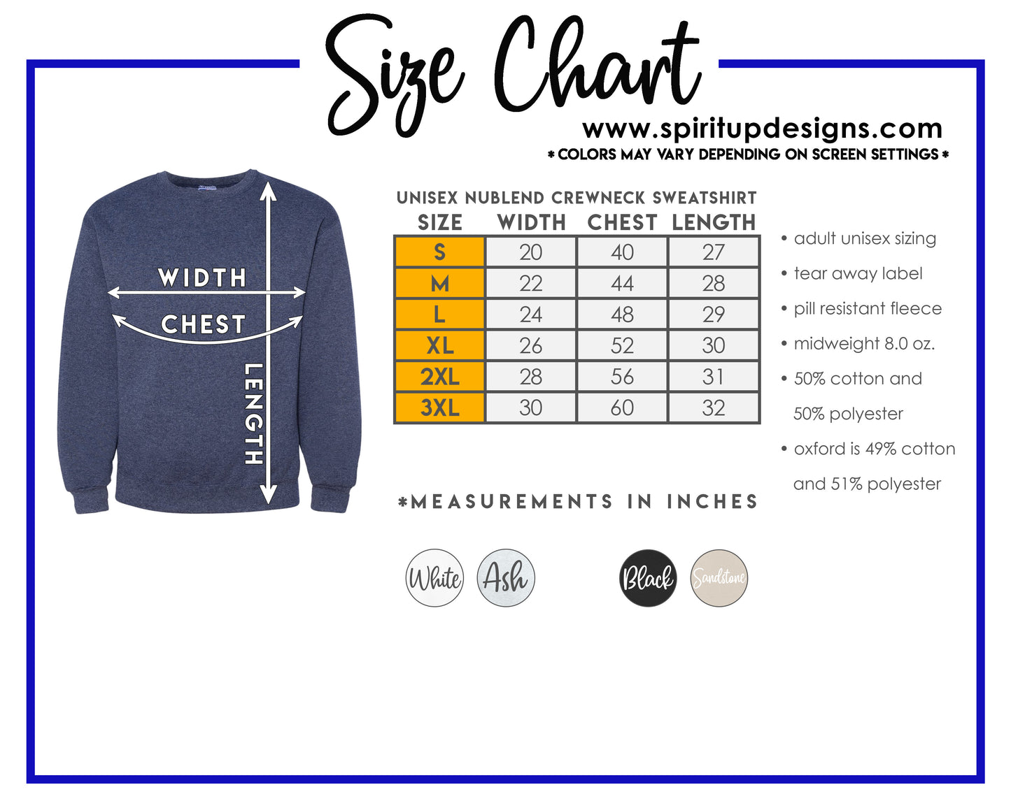 Glitter Sideline Crewneck