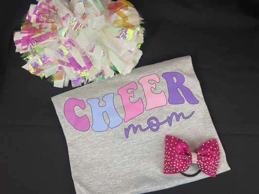 Pastel Cheer Mom Design