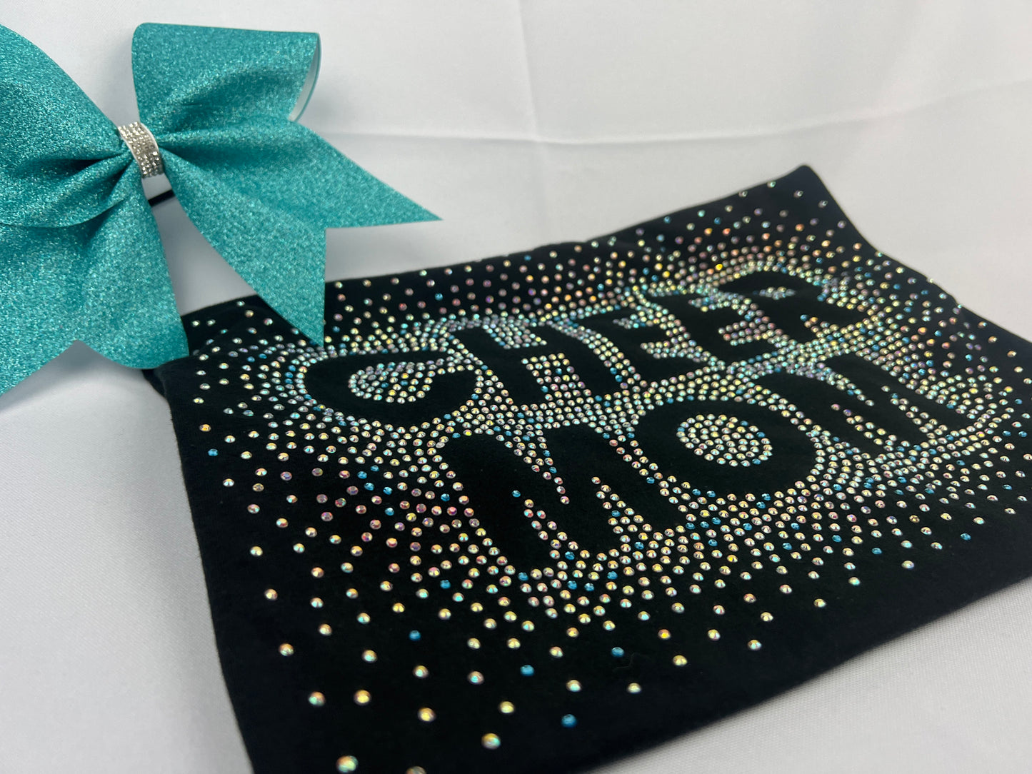 Rhinestone Cheer Mom Shirt Design 2
