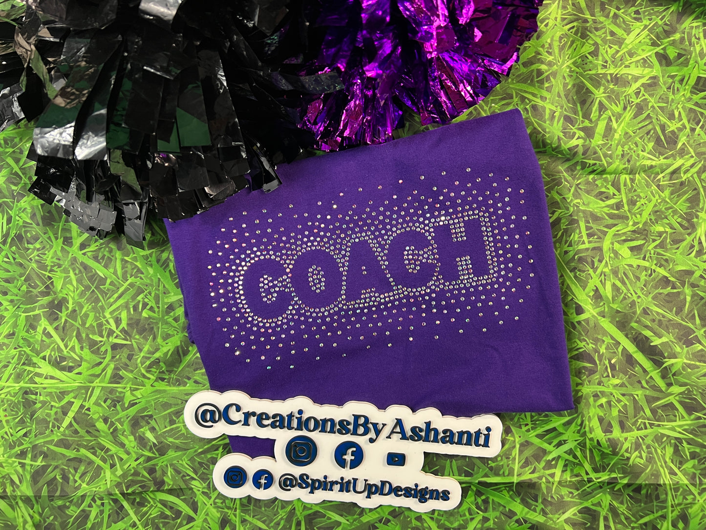 Scatter Rhinestone Coach Design