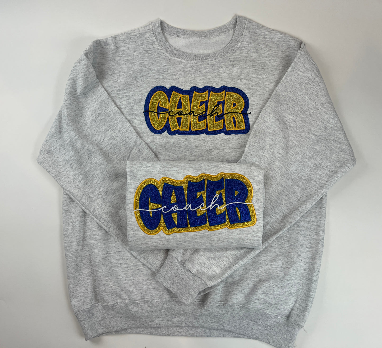 Glitter Sideline Crewneck