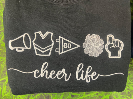Cheer life crewneck