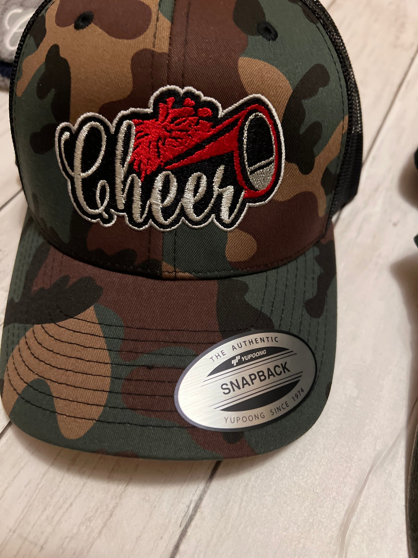 Embroidered Cheer Structured Cap