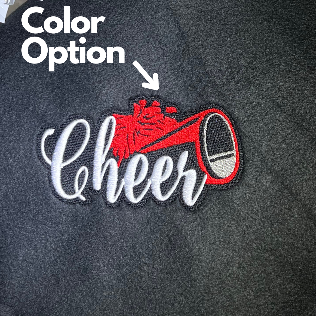 Embroidered Cheer Blanket