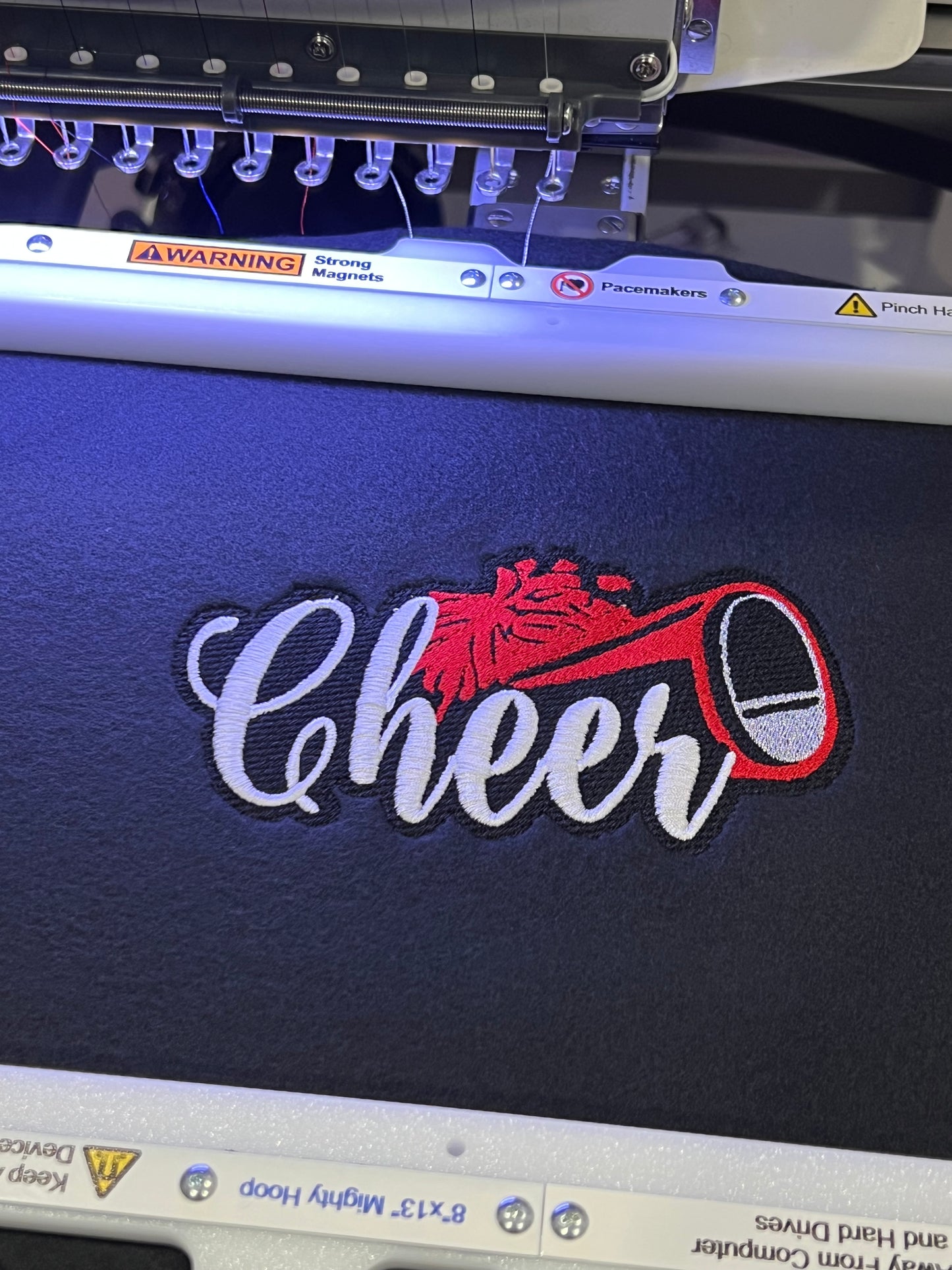 Embroidered Cheer Blanket