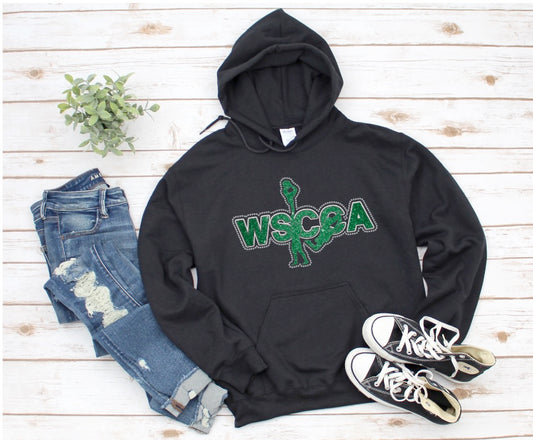 WSCCA Rhinestone Hoodie