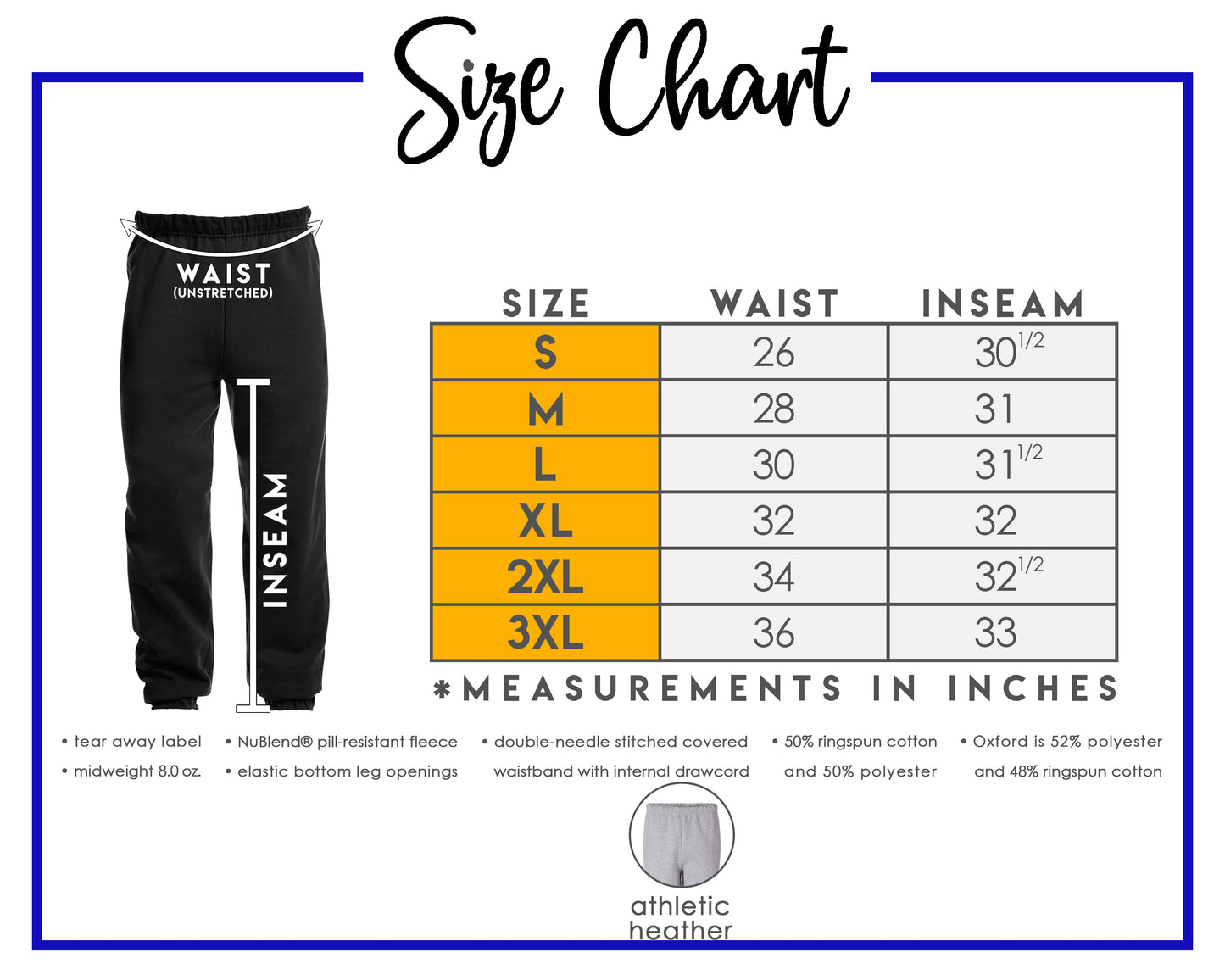 VNHS Warmup Pants