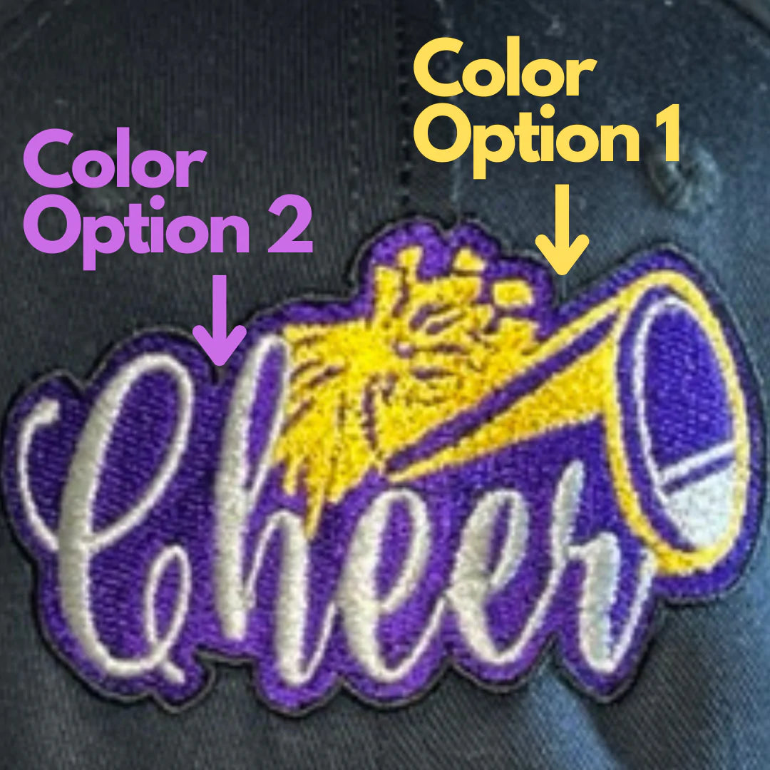 Embroidered Cheer Structured Cap