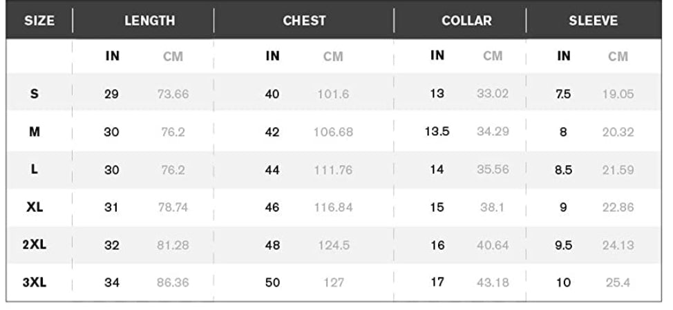 Adult Sizing